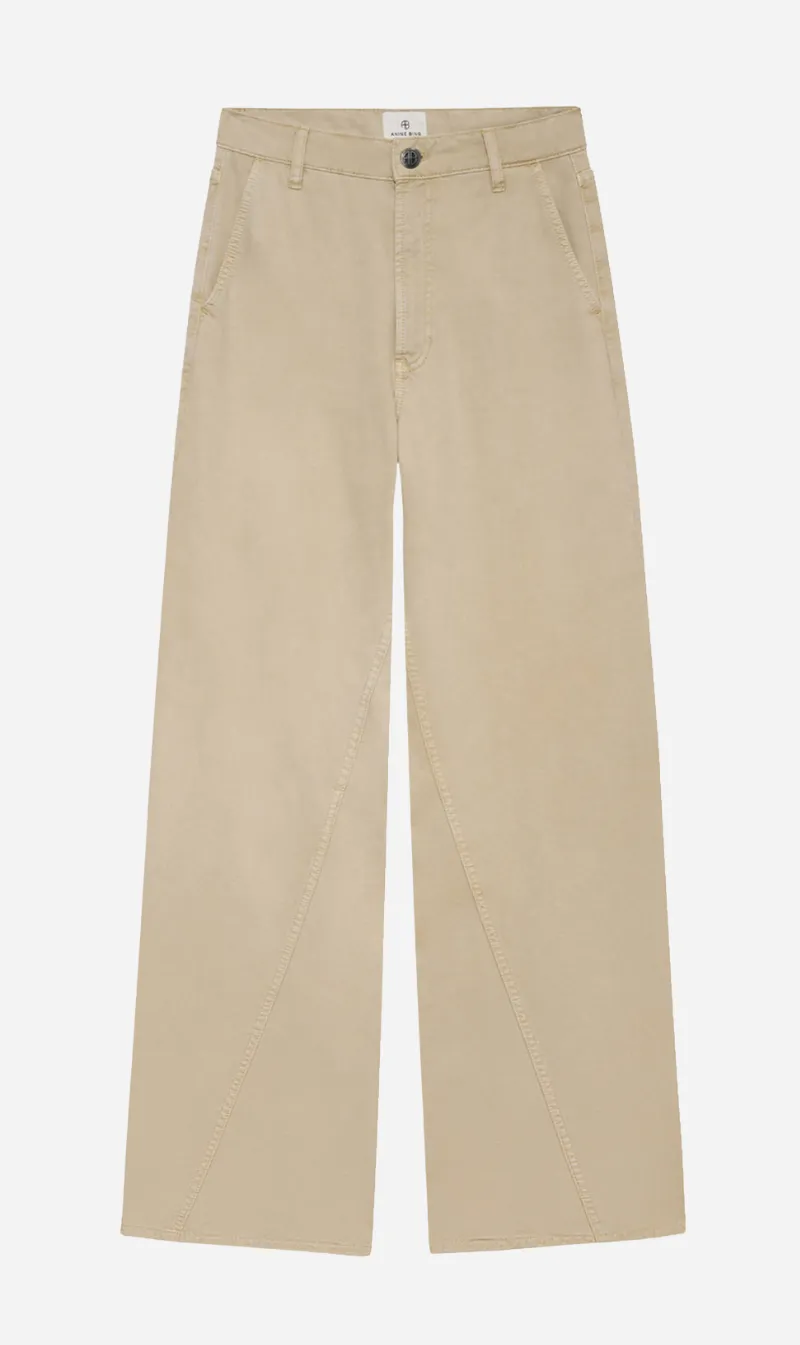 Anine Bing | Briley Pant - Oatmeal sold by Sisters & Co