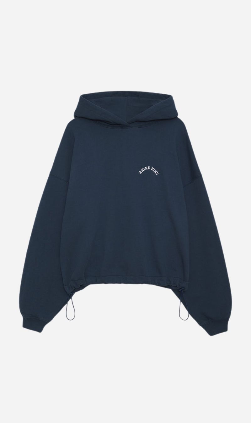 Anine Bing | Lucy Hoodie - Navy sold by Sister & Co