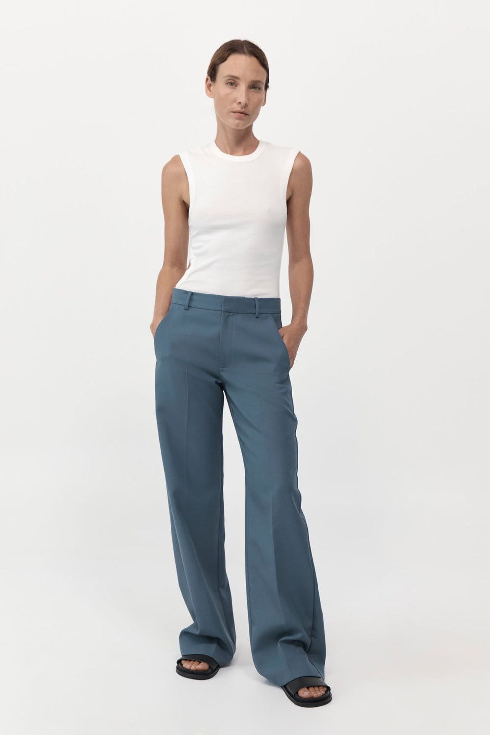 St Agni | Carter Trousers - Slate sold by Sister & Co product image thumbnail 2