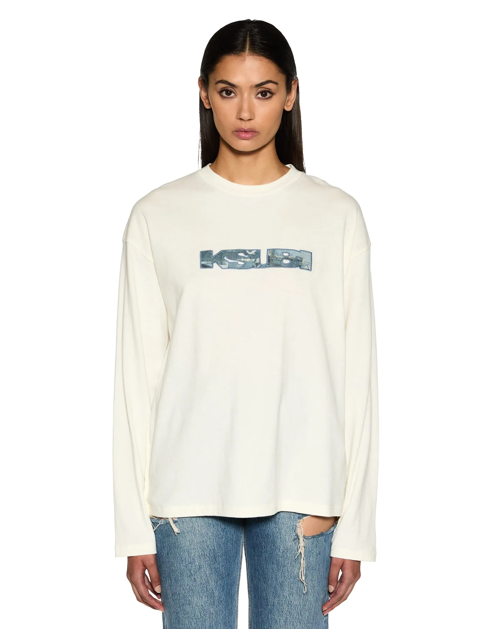 Ksubi | Studio Long Sleeve Tee - Bleach sold by Sister & Co product image thumbnail 3