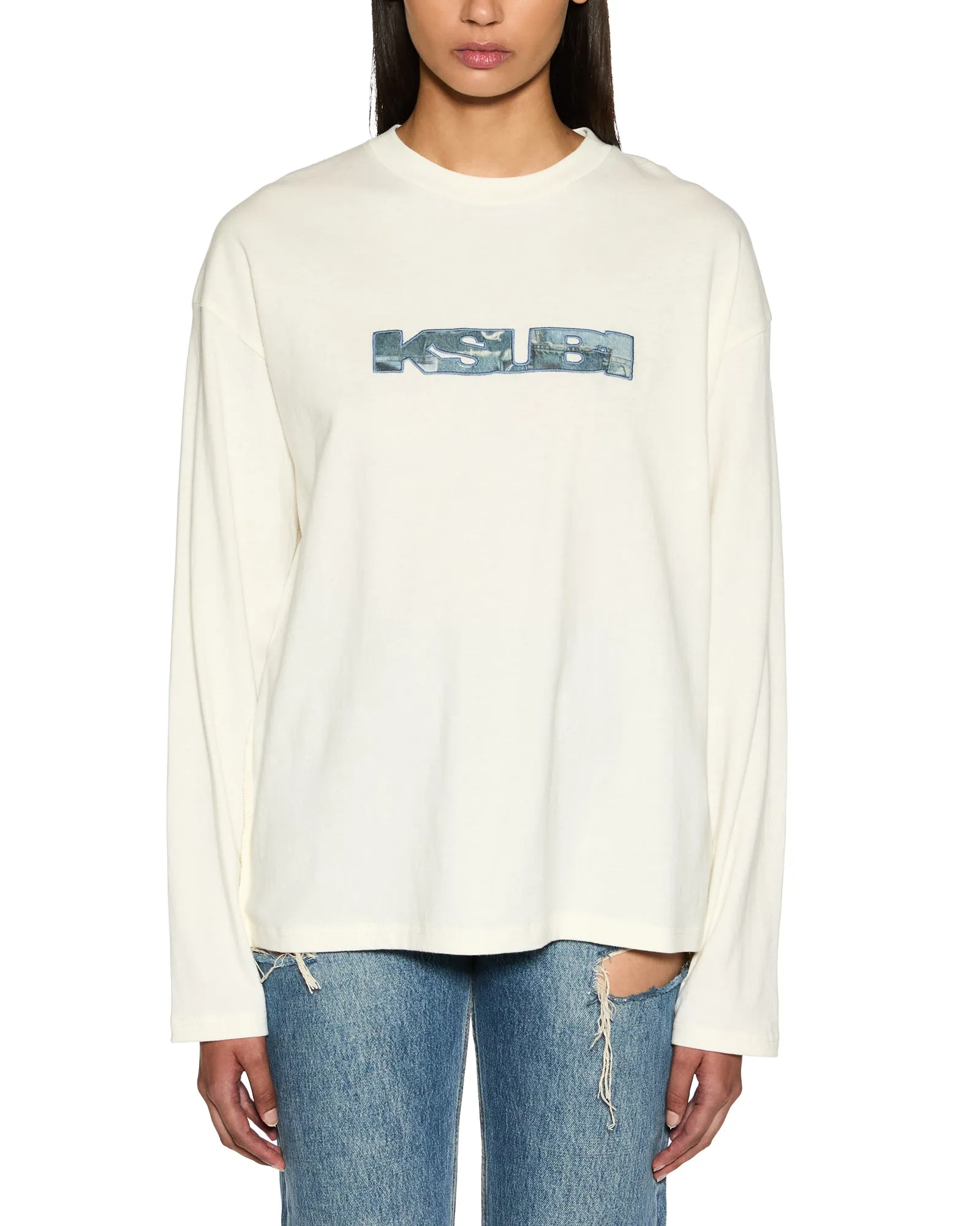 Ksubi | Studio Long Sleeve Tee - Bleach sold by Sister & Co product image thumbnail 5