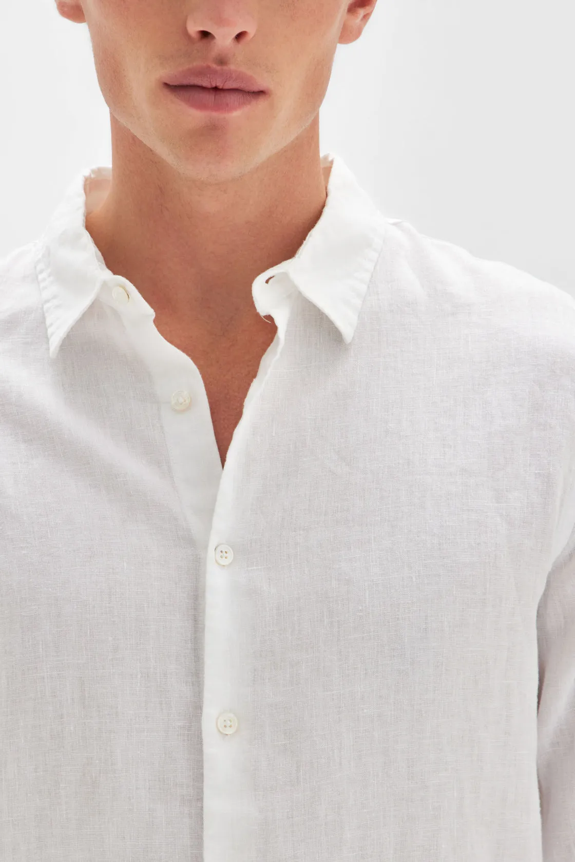 Assembly Label | Casual Long Sleeve Shirt - White sold by Sister & Co product image thumbnail 3