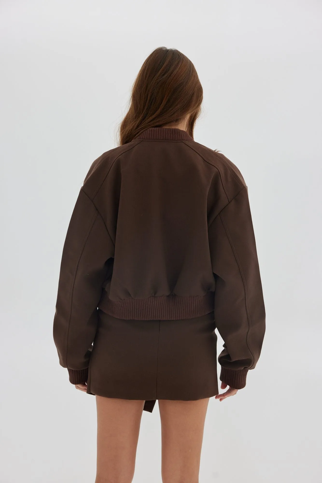 Toast Society | Bomber Jacket - Chocolate sold by Sister & Co product image thumbnail 4