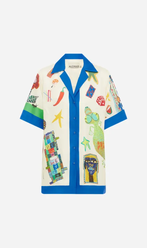 ALEMAIS | Rollers Shirt - Print made by Alemais