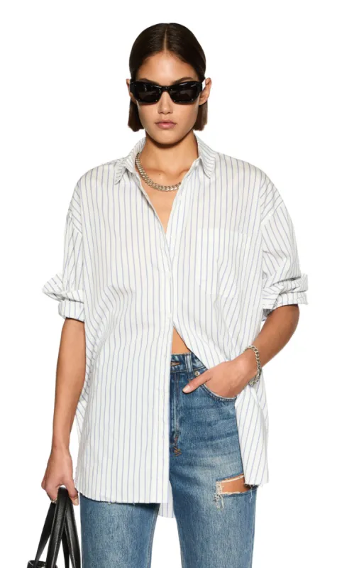 Ksubi | Oversized Shirt - Blue Stripe sold by Sister & Co