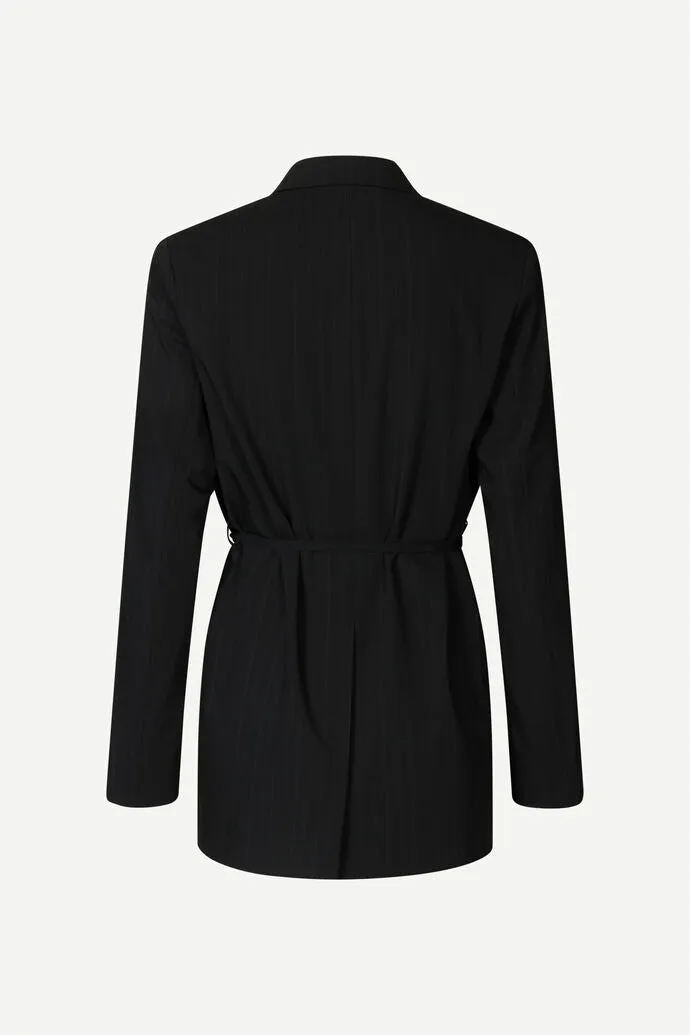 Samsoe Samsoe | Salot Blazer - Black Pinstripe sold by Sisters & Co product image thumbnail 2