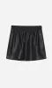 Anine Bing | Soto Skirt - Black Vegan Leather sold by Sister & Co