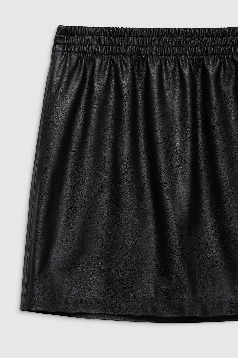 Anine Bing | Soto Skirt - Black Vegan Leather sold by Sisters & Co product image thumbnail 4