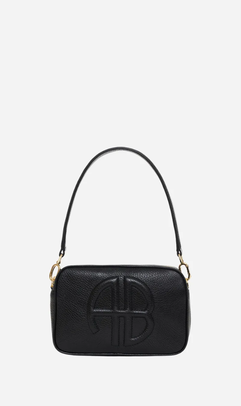 Anine Bing | Lili Bag - Black Pebbled sold by Sister & Co