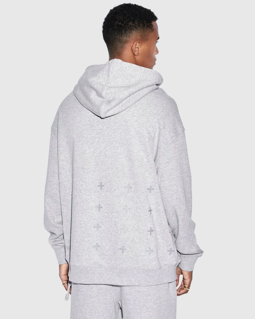 Ksubi Mens | 4x4 Biggie Hoodie - Grey Marle sold by Sister & Co product image thumbnail 4