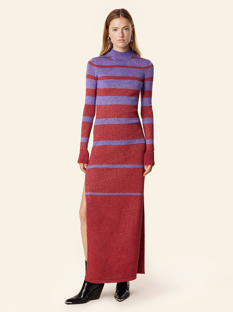 Paco Rabanne | Robe Long Dress - Purple/Red sold by Sister & Co product image thumbnail 3