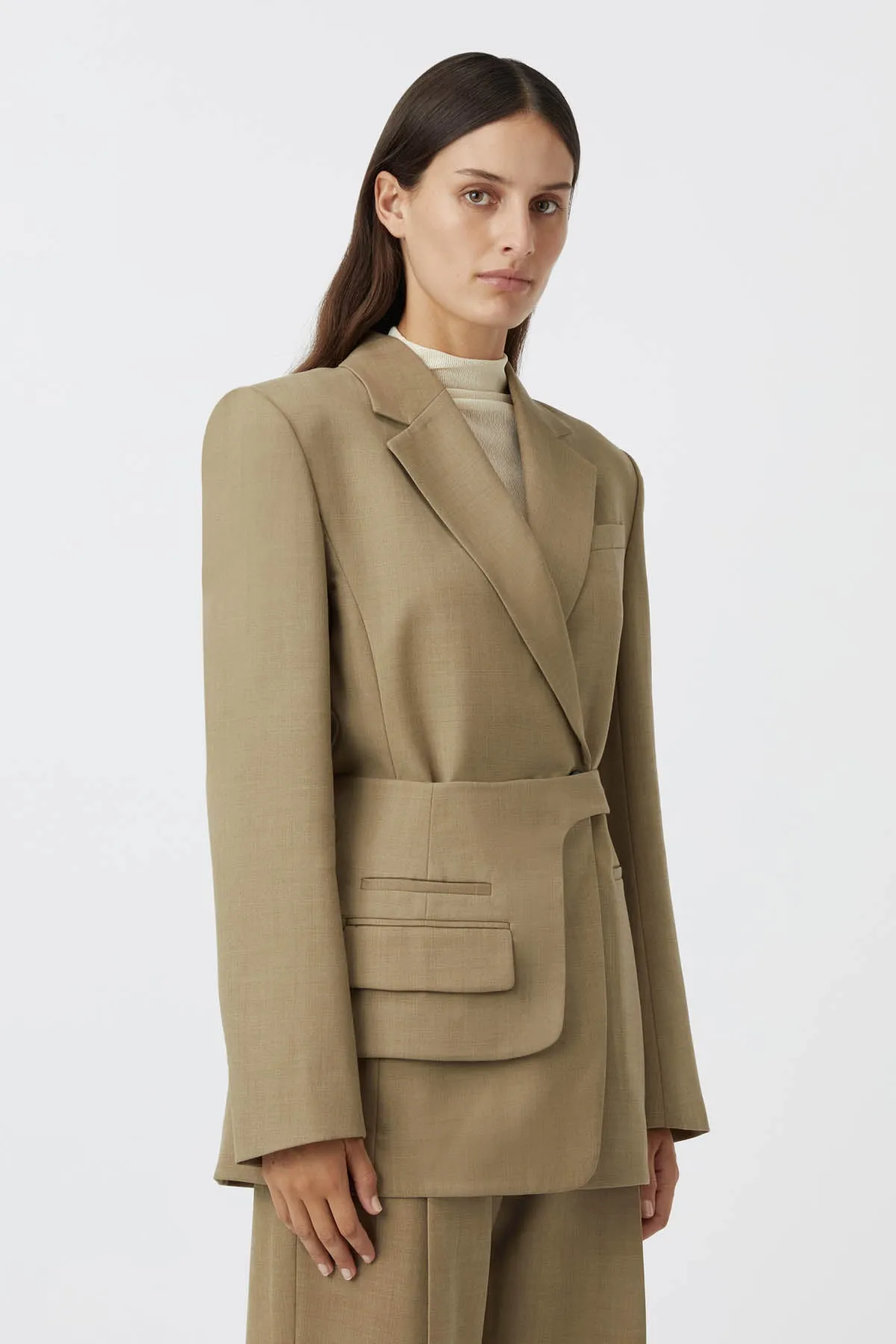 Camilla and Marc | Madero Blazer - Khaki sold by Sister & Co product image thumbnail 2