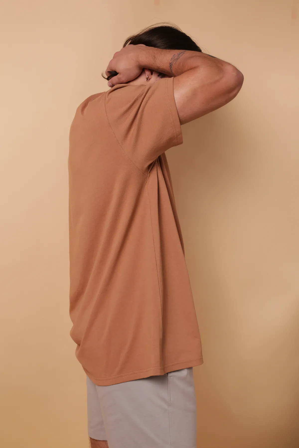 Kore Studios | Kore Basic Tee - Taupe sold by Sister & Co product image thumbnail 3