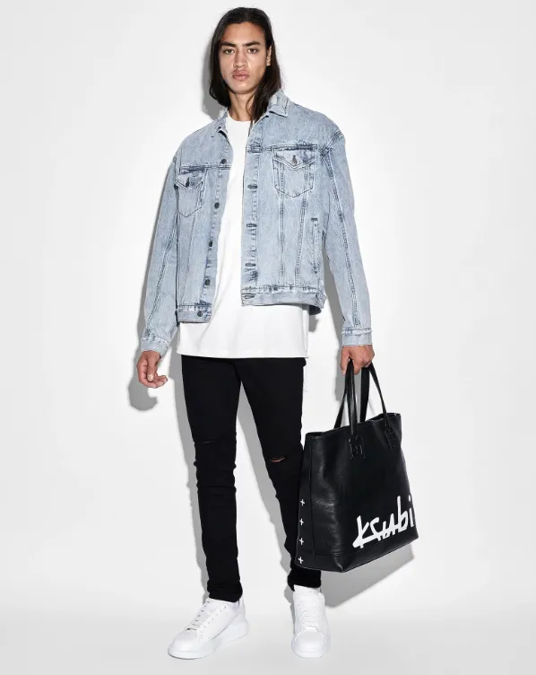 Ksubi Mens | Oh G Jacket Acid Trip Trash - Denim sold by Sister & Co product image thumbnail 4