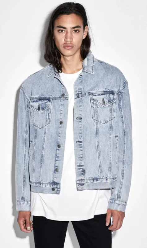 Ksubi Mens | Oh G Jacket Acid Trip Trash - Denim sold by Sister & Co