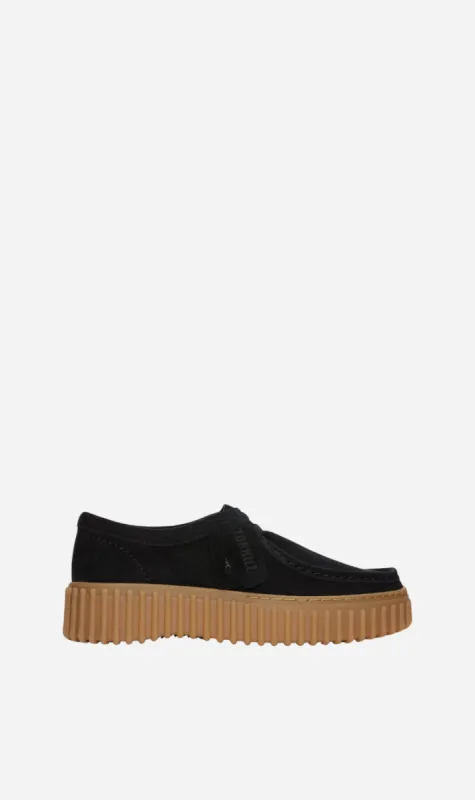 Clarks | Torhill Bee - Black Suede sold by Sister & Co
