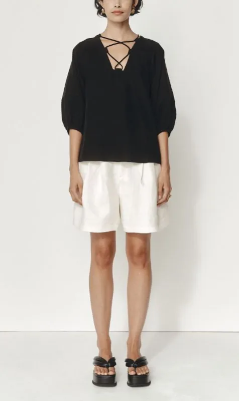 Marle | Esma Top - Black sold by Sister & Co