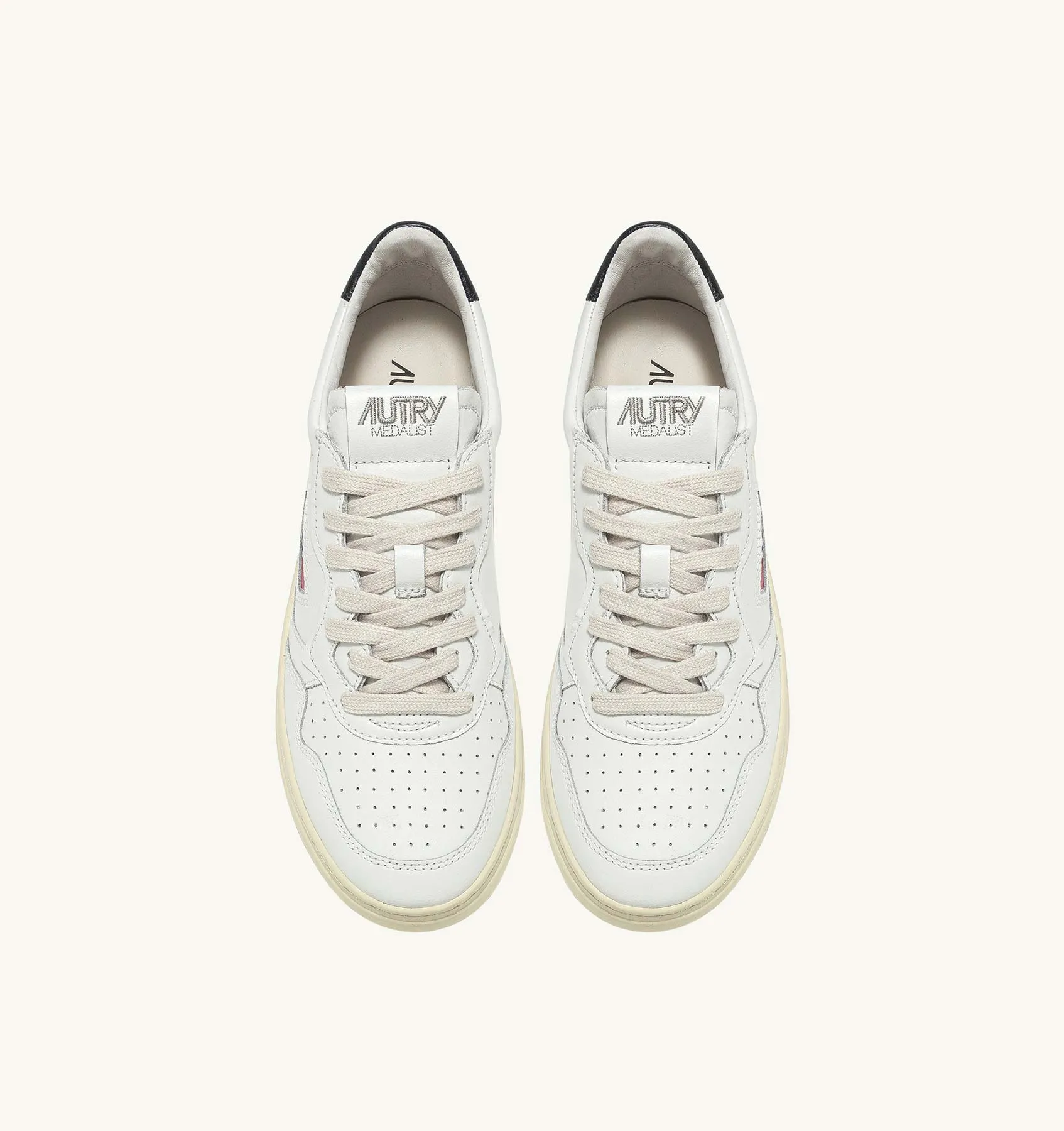 Autry | Mens Medalist Low Sneakers - White/Black sold by Sister & Co product image thumbnail 5