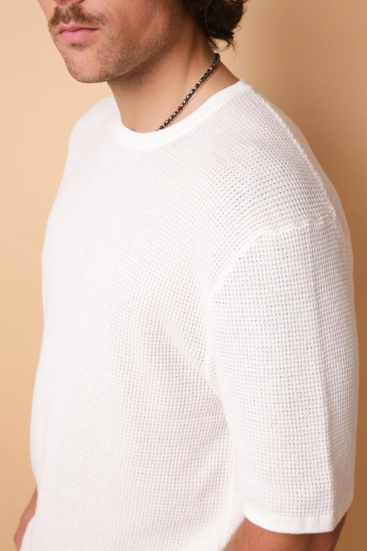 Kore Studios | Soft Knit Tee - White sold by Sister & Co product image thumbnail 2
