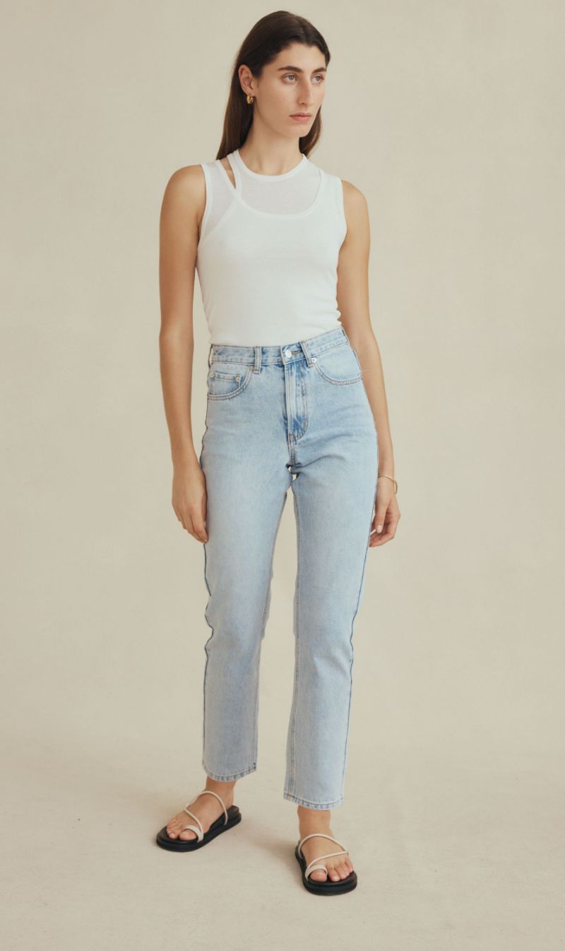 Marle | Straight Leg Jean - Blue sold by Sister & Co