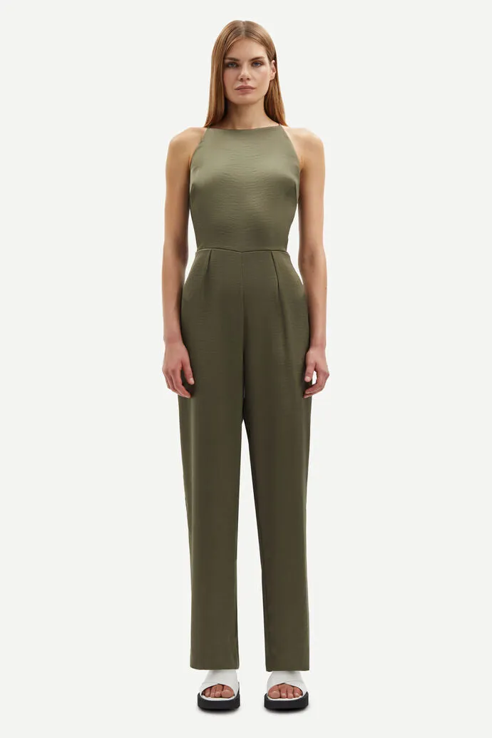 Samsoe Samsoe | Savilla Jumpsuit - Dusty Olive sold by Sisters & Co product image thumbnail 2