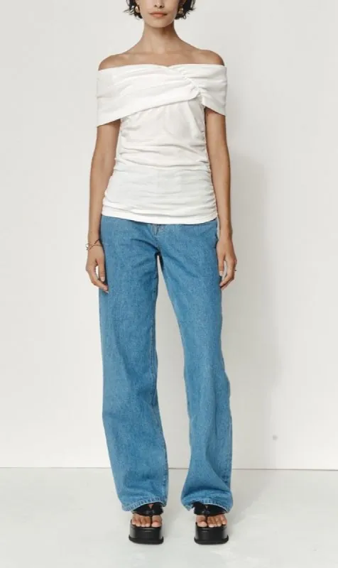 Marle | Blanca Top - Ivory sold by Sister & Co