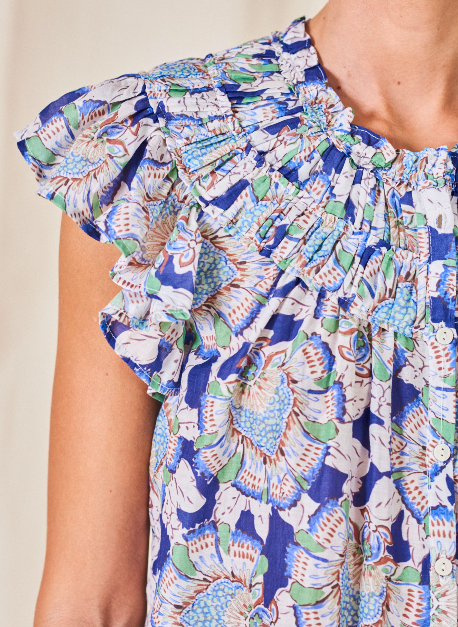 M.A.B.E | Irie Print S/s Top - Multi sold by Sister & Co product image thumbnail 3