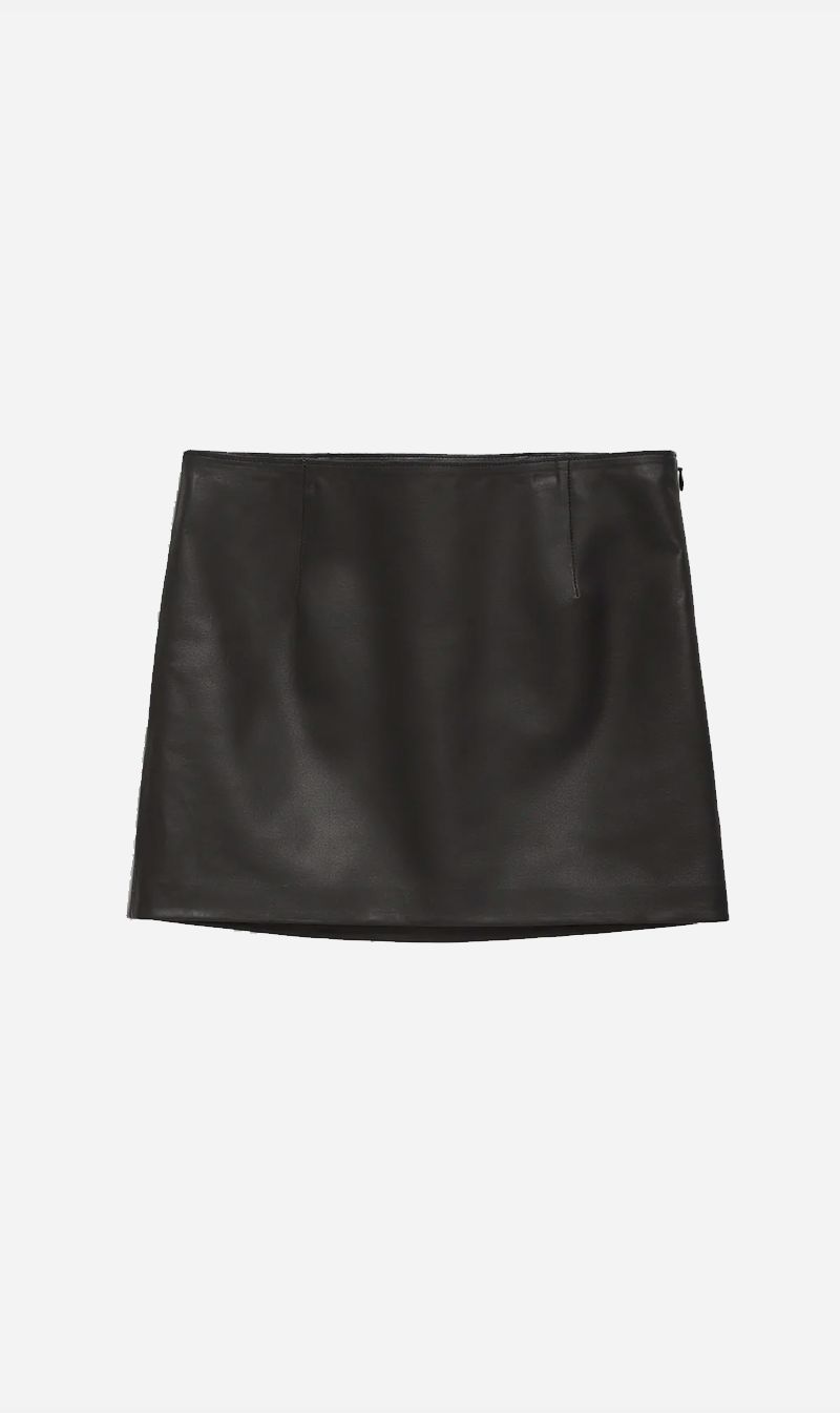 Anine Bing | Alina Skirt - Black sold by Sister & Co