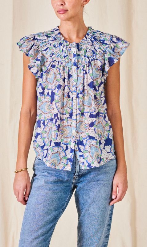 M.A.B.E | Irie Print S/s Top - Multi sold by Sister & Co
