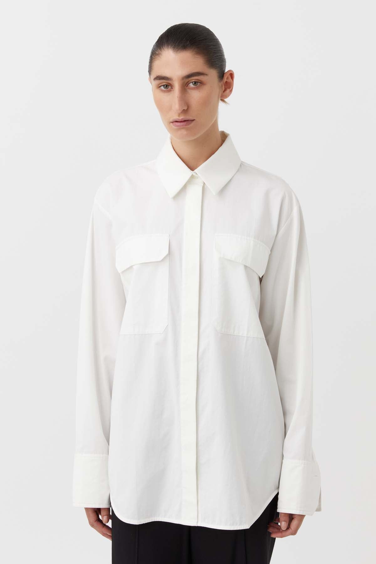 CAMILLA AND MARC | Hazel Oversized Shirt - White sold by Sister & Co product image thumbnail 2