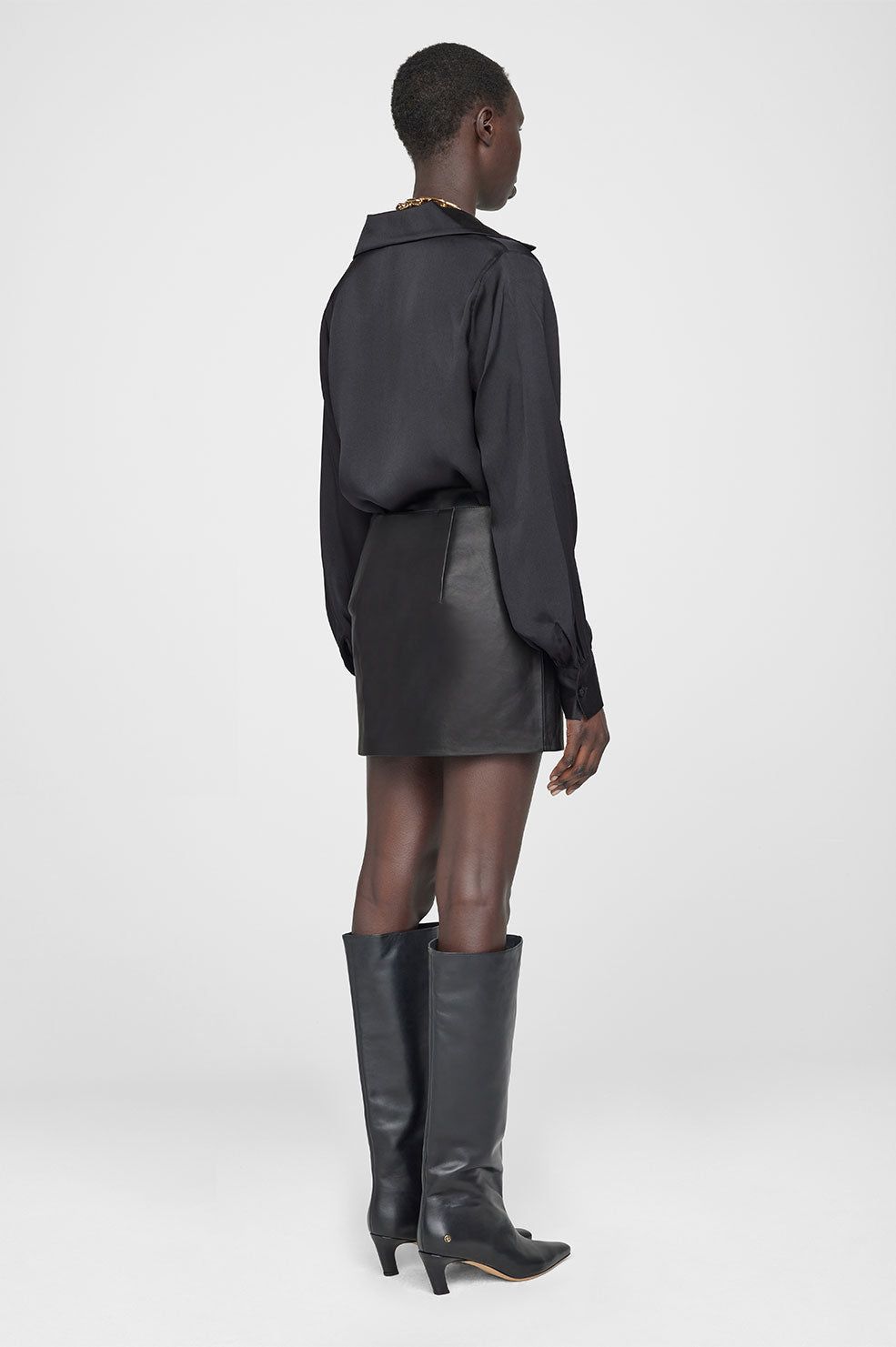 Anine Bing | Alina Skirt - Black sold by Sister & Co product image thumbnail 3