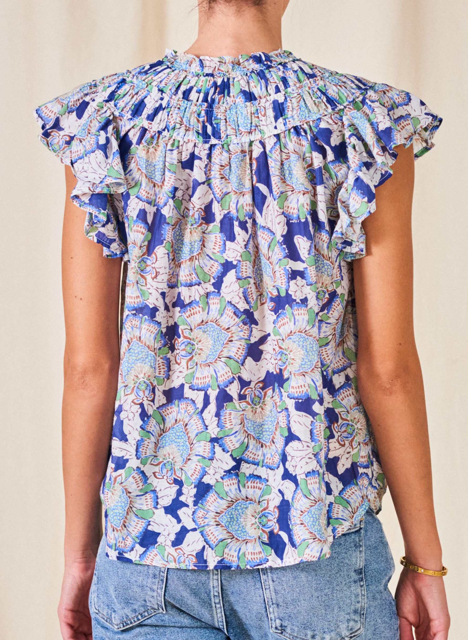 M.A.B.E | Irie Print S/s Top - Multi sold by Sister & Co product image thumbnail 4