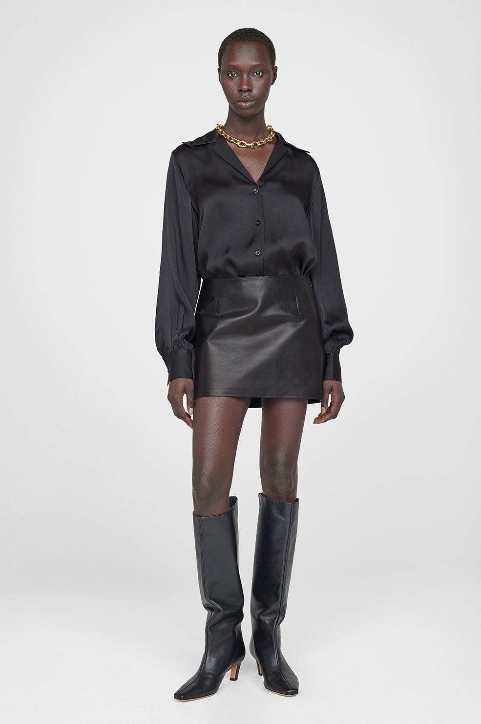 Anine Bing | Alina Skirt - Black sold by Sister & Co product image thumbnail 2