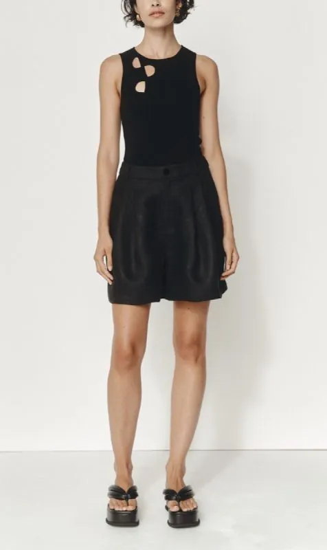 Marle | Renzo Singlet - Black sold by Sister & Co