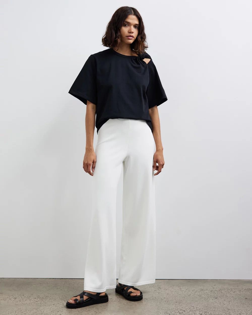 Camilla And Marc | Juno Knot Tee - Black sold by Sister & Co product image thumbnail 2