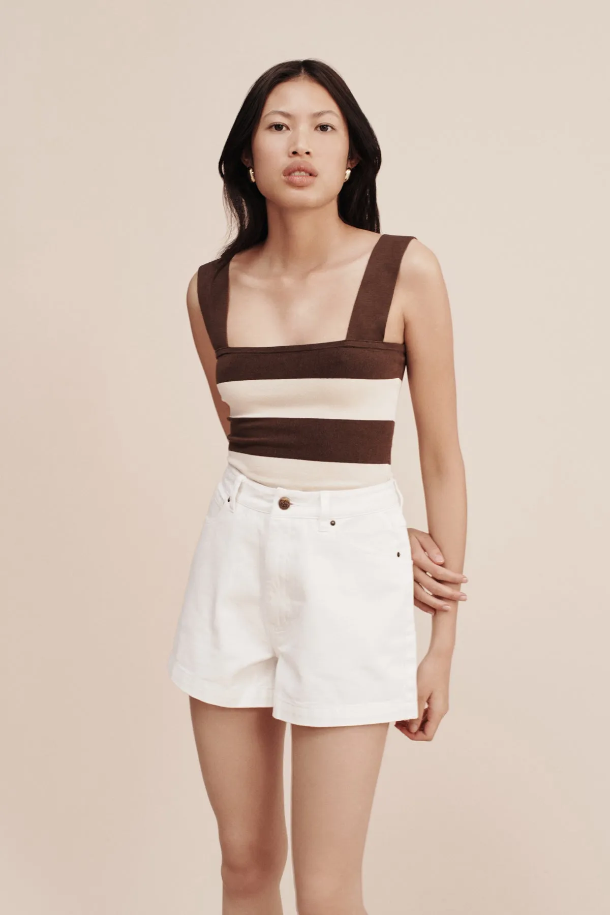 Posse | Theo Cami - Chocolate/Cream sold by Sister & Co product image thumbnail 3