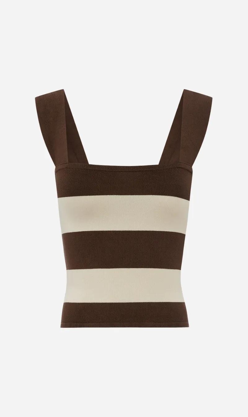 Posse | Theo Cami - Chocolate/Cream sold by Sister & Co