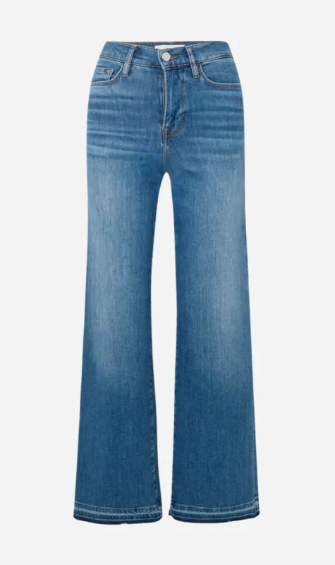 Frame Denim | Le Slim Palazzo Fray - Jetty sold by Sister & Co