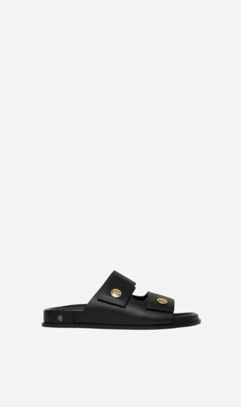 Anine Bing | Ella Slides - Black sold by Sister & Co