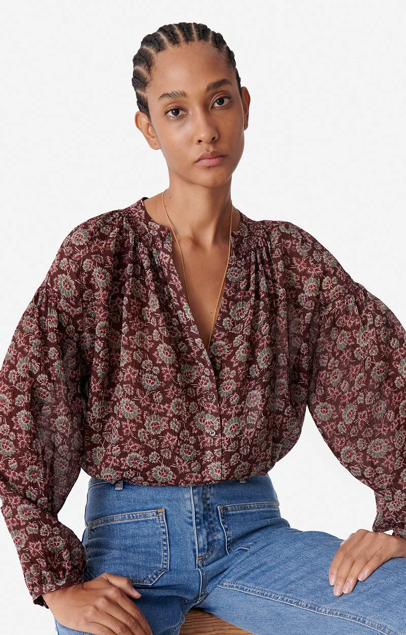 Vanessa Bruno | Nipoa Blouse - Brown sold by Sister & Co product image thumbnail 2