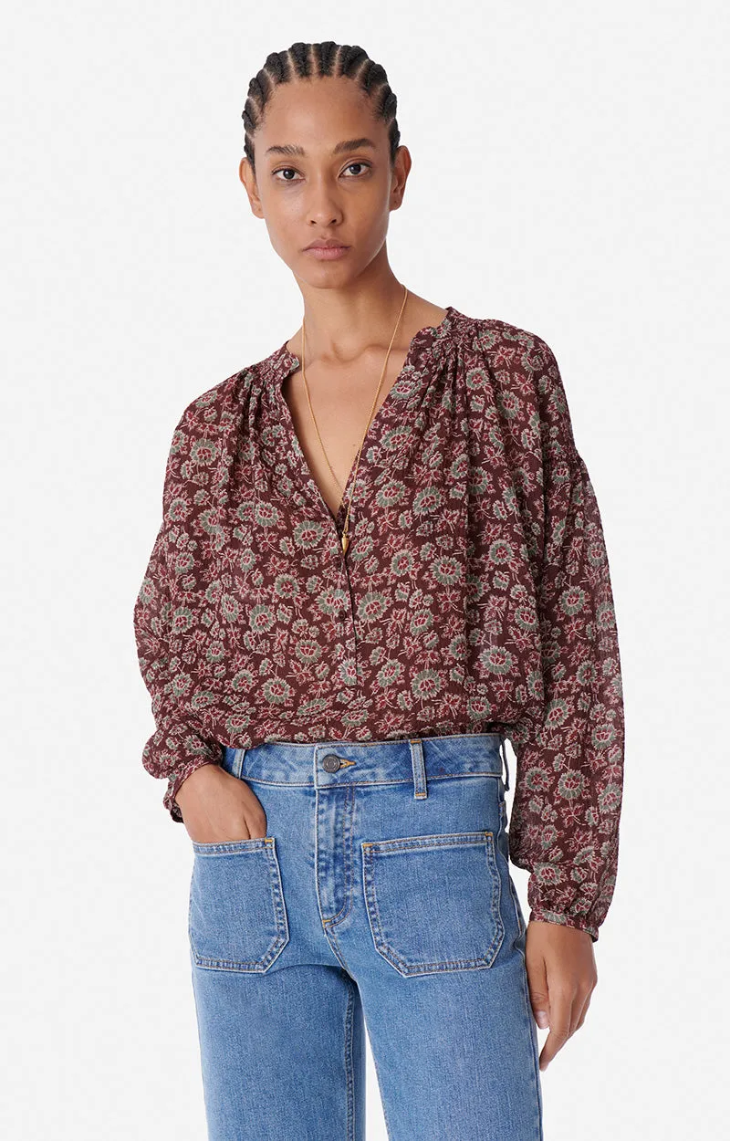 Vanessa Bruno | Nipoa Blouse - Brown sold by Sister & Co product image thumbnail 3