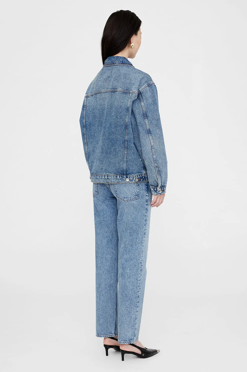 Anine Bing | Rory Jacket - Vintage Indigo sold by Sister & Co product image thumbnail 4