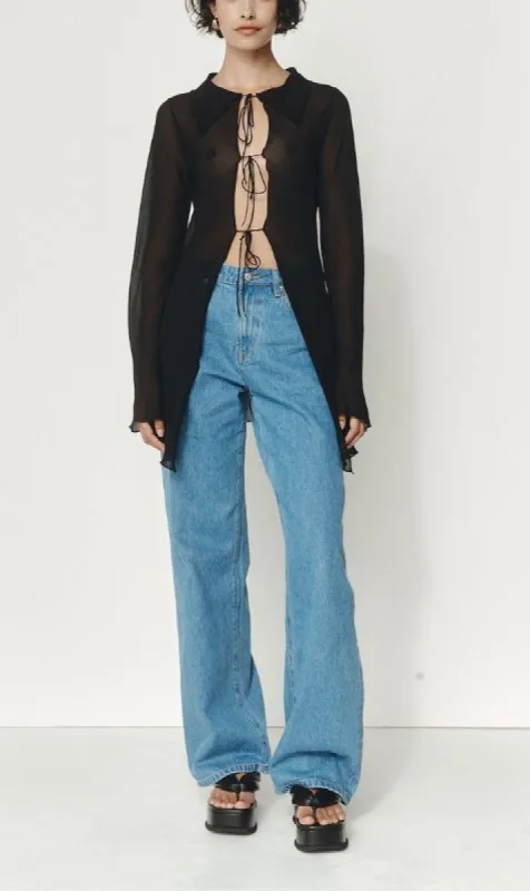 Marle | Lilou Top - Black sold by Sister & Co