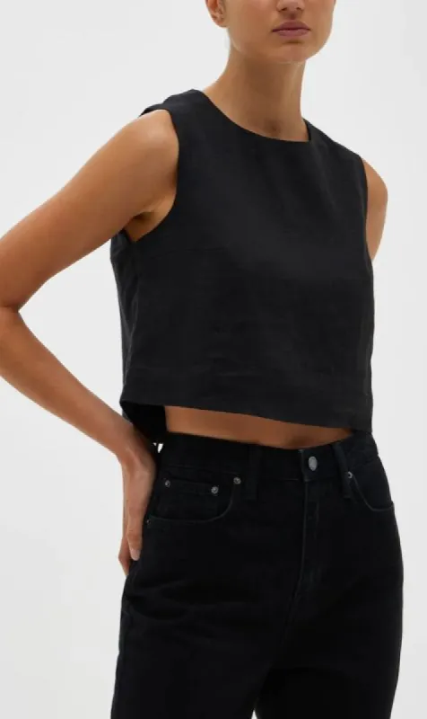 Assembly Label | Nilsa Top - Black sold by Sister & Co