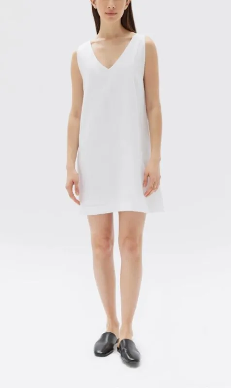 Assembly Label | Jillian Mini Dress - White sold by Sister & Co