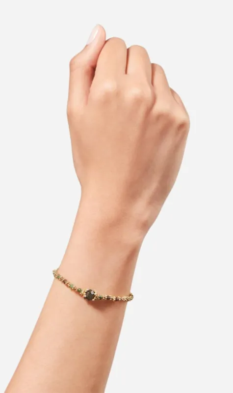 Tityaravy | Adhiya Bracelet - Ruby Zoisite/Tourmaline sold by Sister & Co