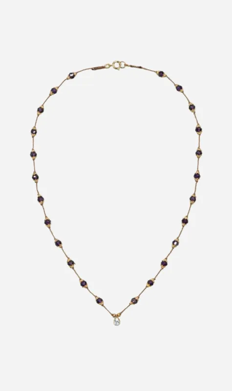 Tityaravy | Sriphala Talisman - Amethyst/Blue Topaz sold by Sister & Co