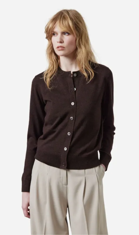 Laing | Sylvia Merino Cardigan - Americano sold by Sister & Co