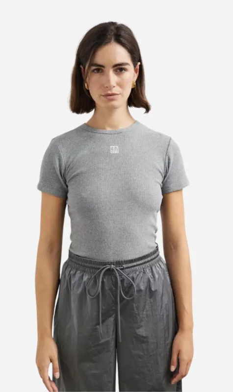 Camilla And Marc | Nora Fitted Tee - Grey Marle sold by Sister & Co