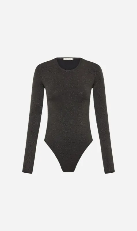 Camilla and Marc | Jaxon Knit Bodysuit - Charcoal made by Sisters & Co